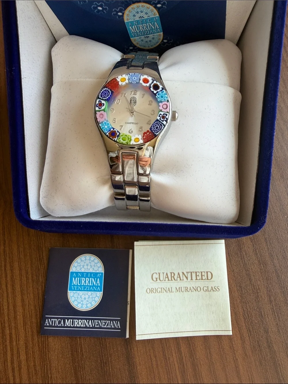 Antica Murina murano glass ladies watch